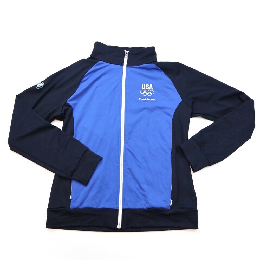 USA Olympics Windbreaker Track Jacket Purple Women